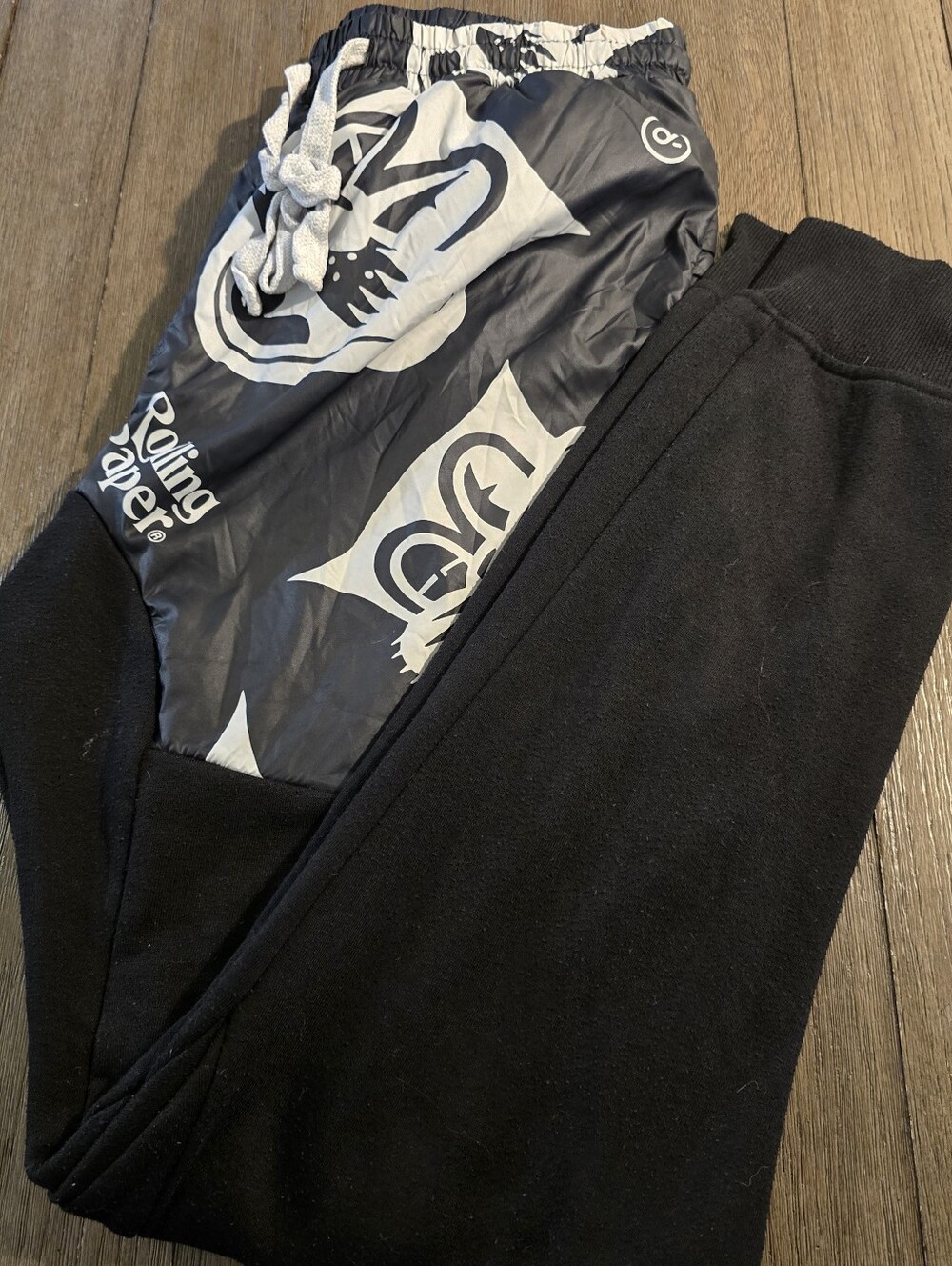 Rolling Paper Nyc Collection Sz. Xlarge Mens Black/white Atletic Pants